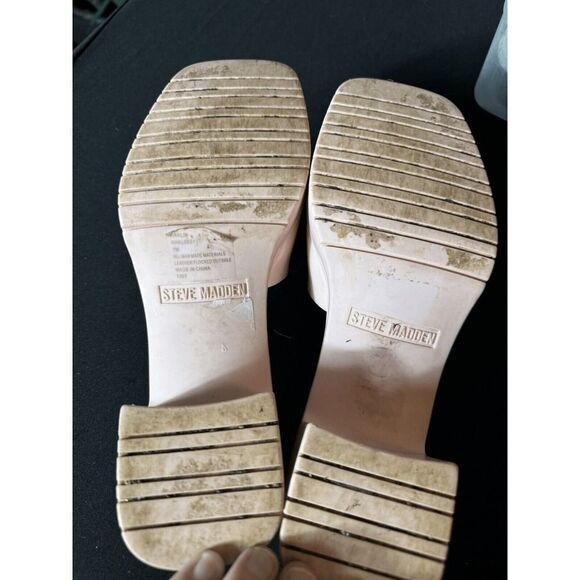 Steve Madden Women's‎ Chunky Platform Sandals Pink Size 7 M Y2K Barbie - Picture 8 of 9